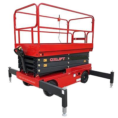 Самоходный ножничный подъемник OXLIFT QZ-050-110 WD 11000 мм 500 кг - изображение 6